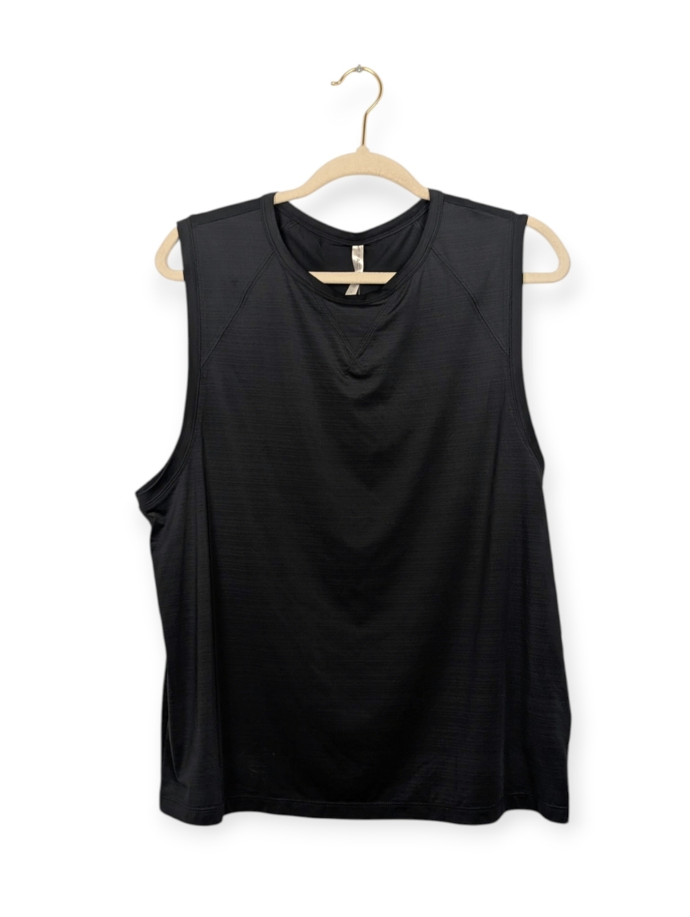 Fabletics Muscle Tank L Black Eco Conscious Sleeveless Athletic Gym NWT